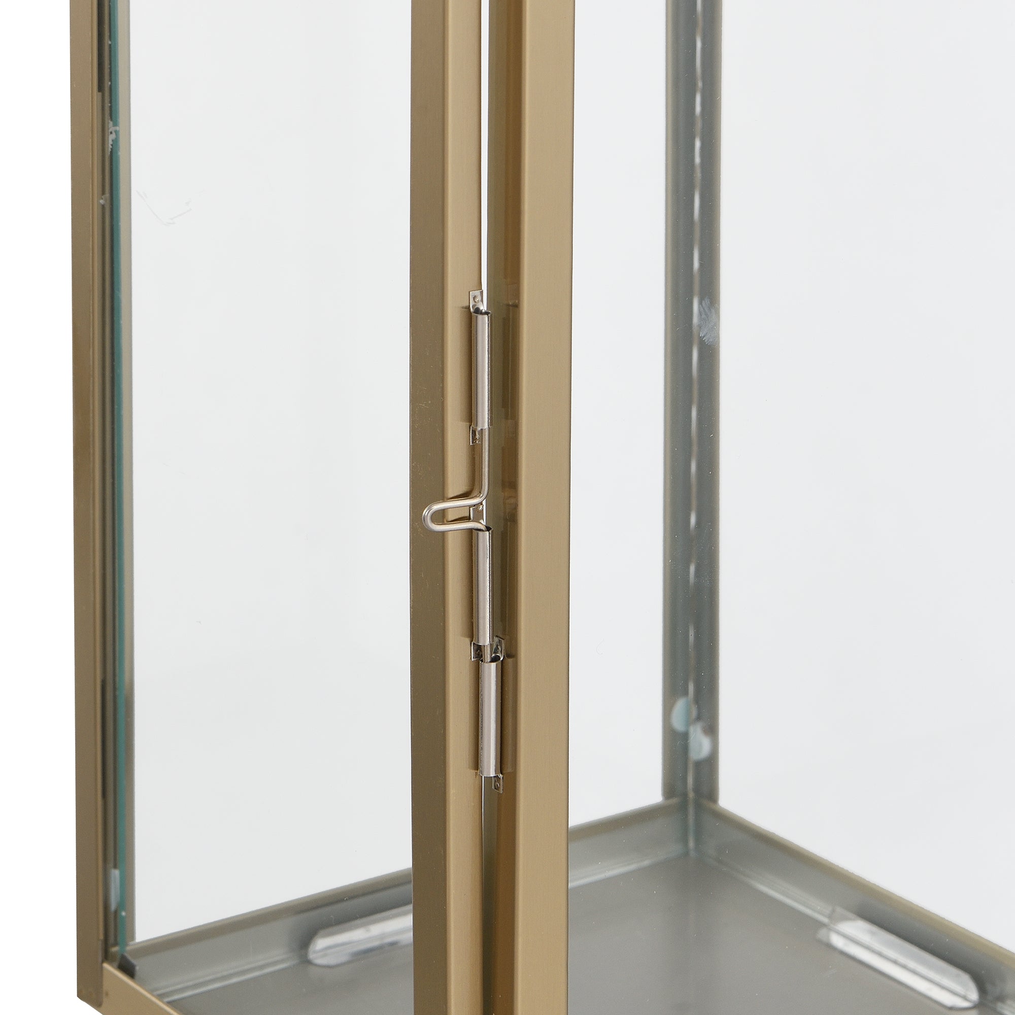 Sia Home Goldy 39 cm lanterne doré verre acier