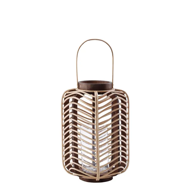 Sia Home Lanternes Nella 50,5 cm lanterne bois clair 50 cm
