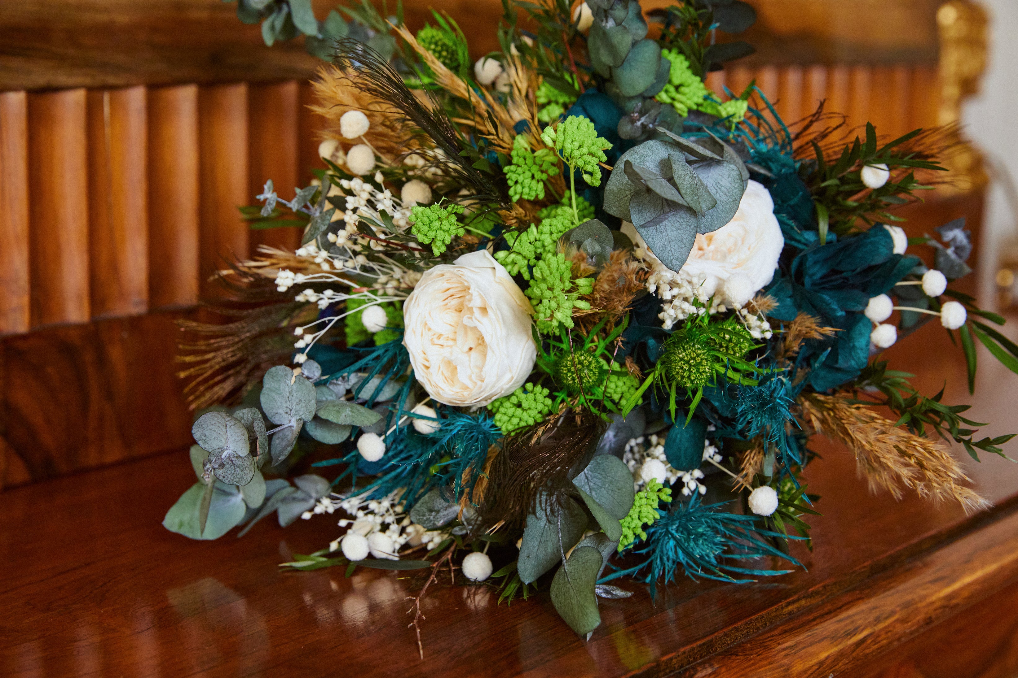 Ateliers Ouchamp Mariage Jardin de Bagatelle bouquet mariée fleurs