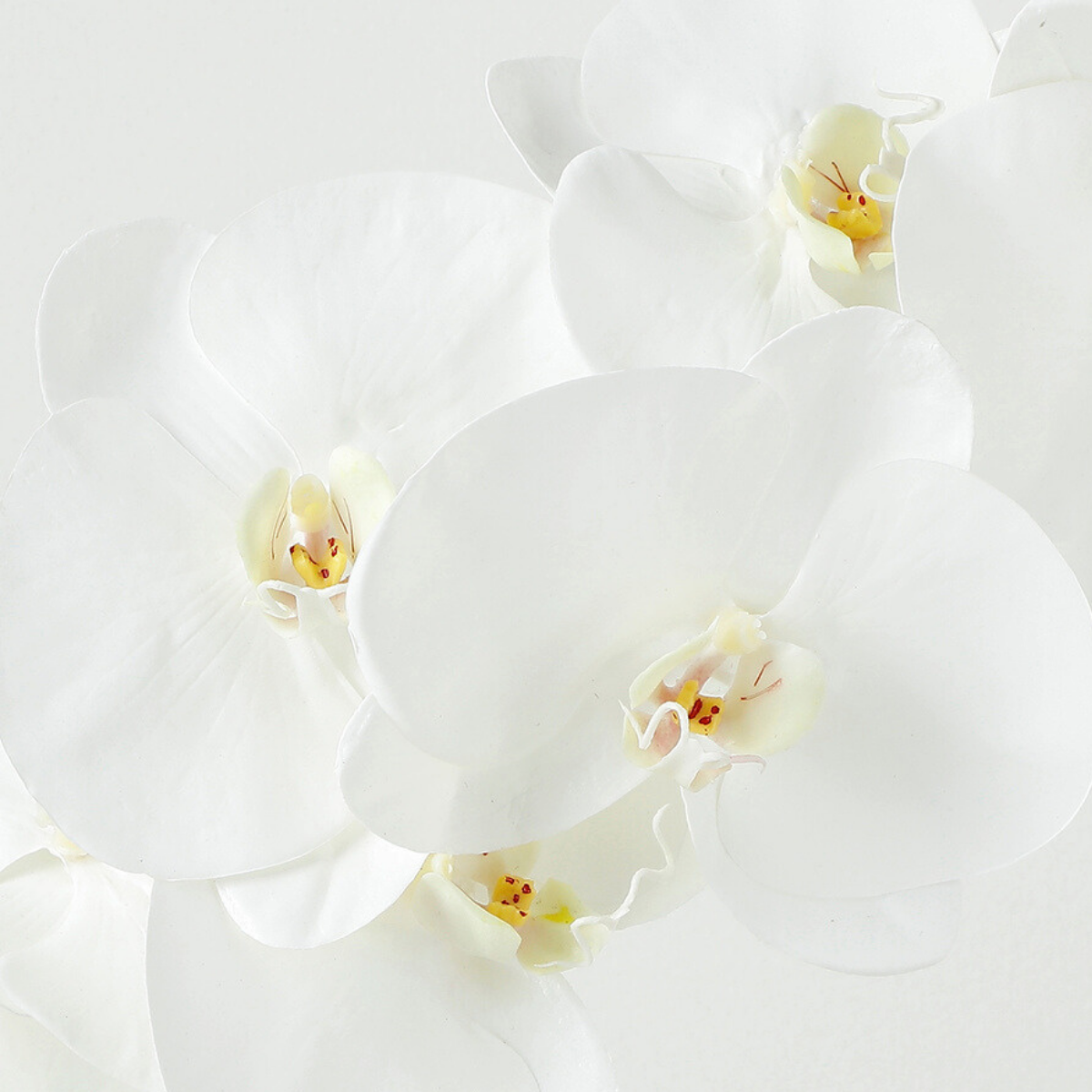 Sia Home Orchidée Premium tige artificielle blanche 86 cm