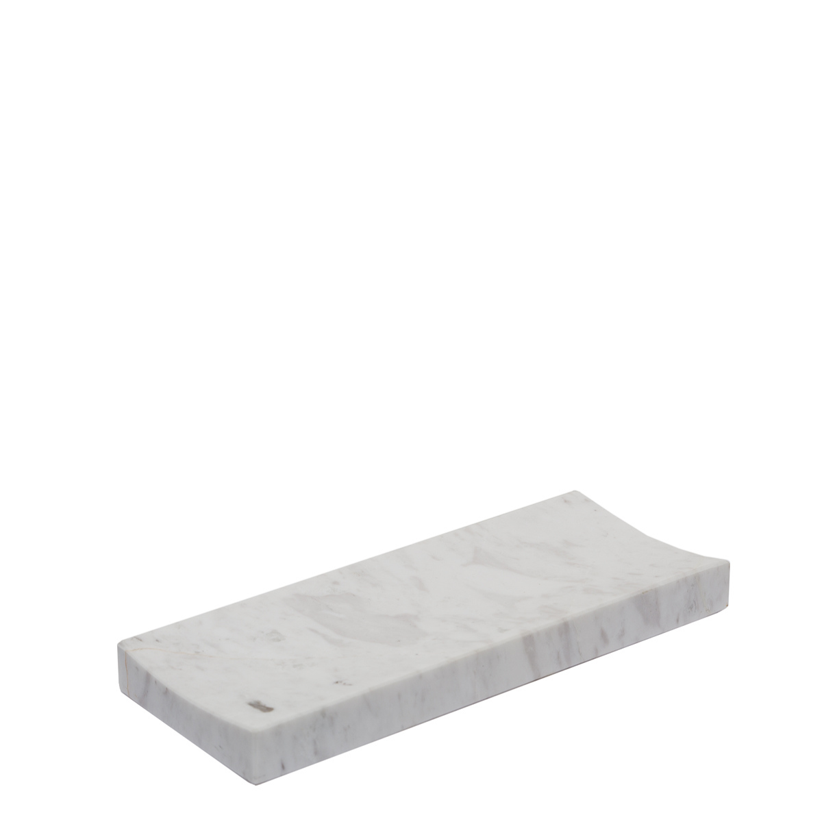 Sia Home Rangements Vide-poche Office coupelle marbre blanc