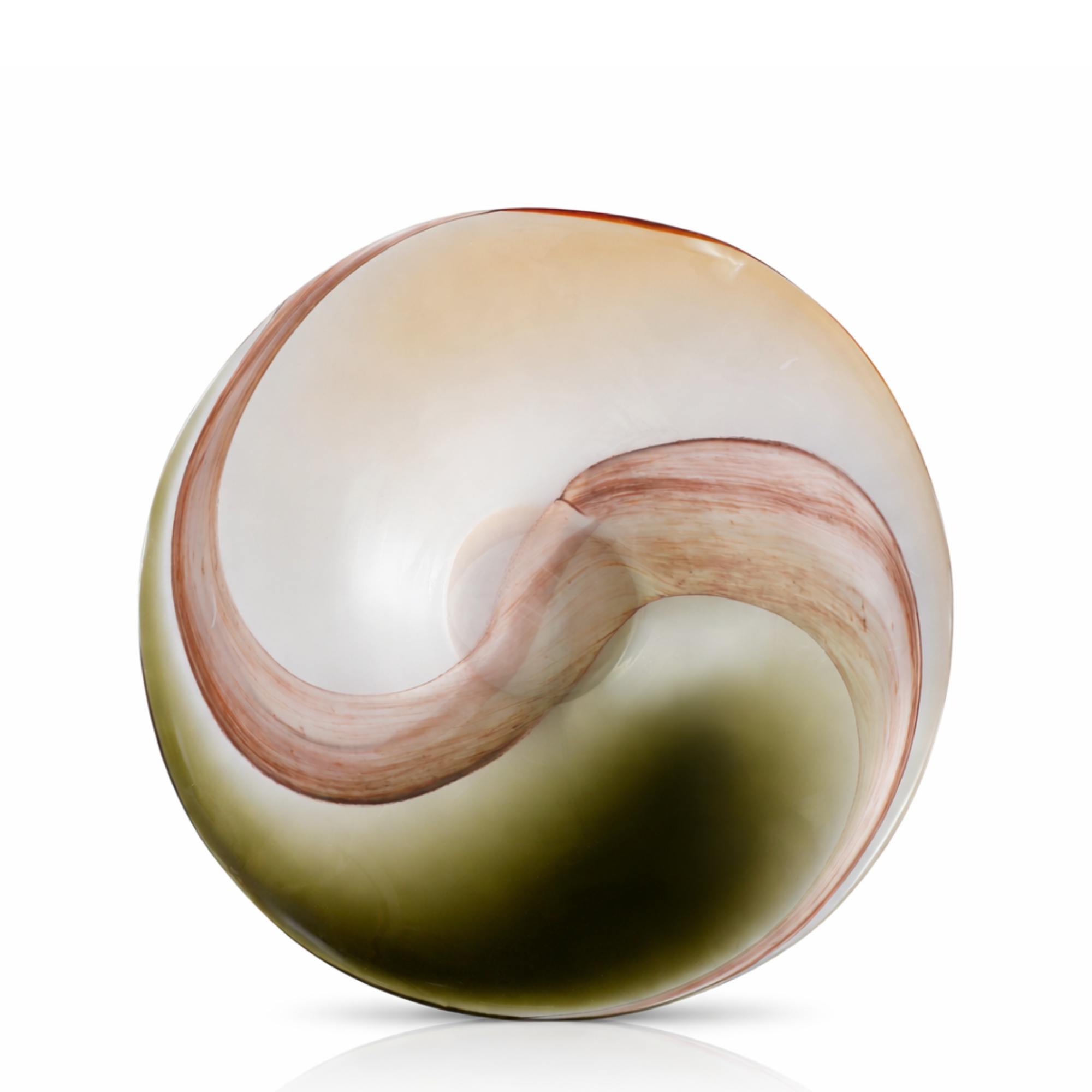 Sia Home Olivine coupelle décorative verte 41 cm
