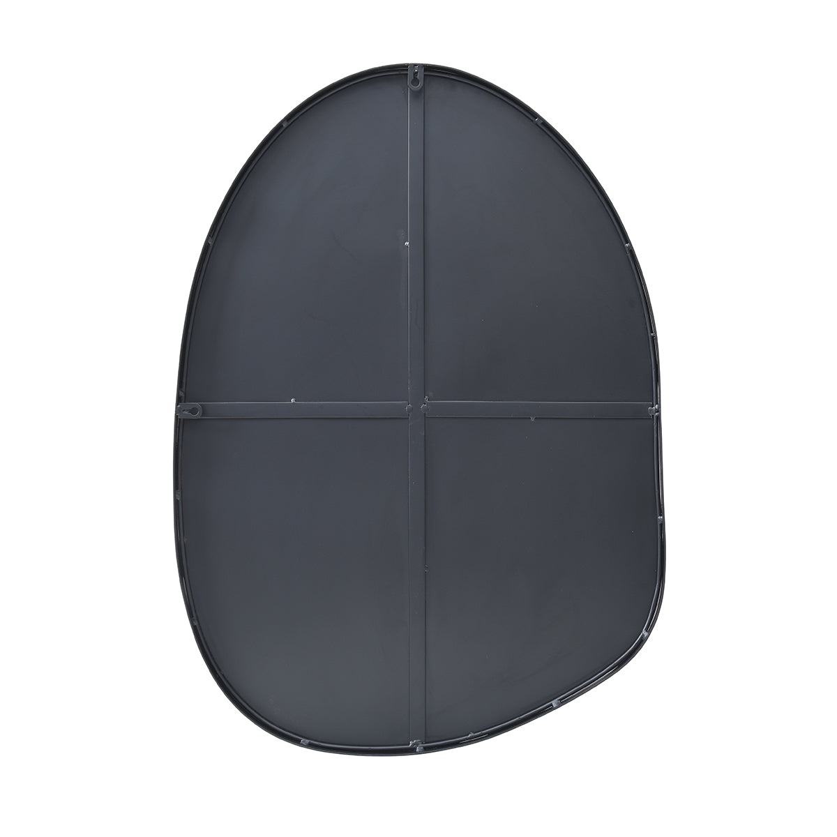 Sia Home Miroirs Organique miroir noir mat 70x50 cm