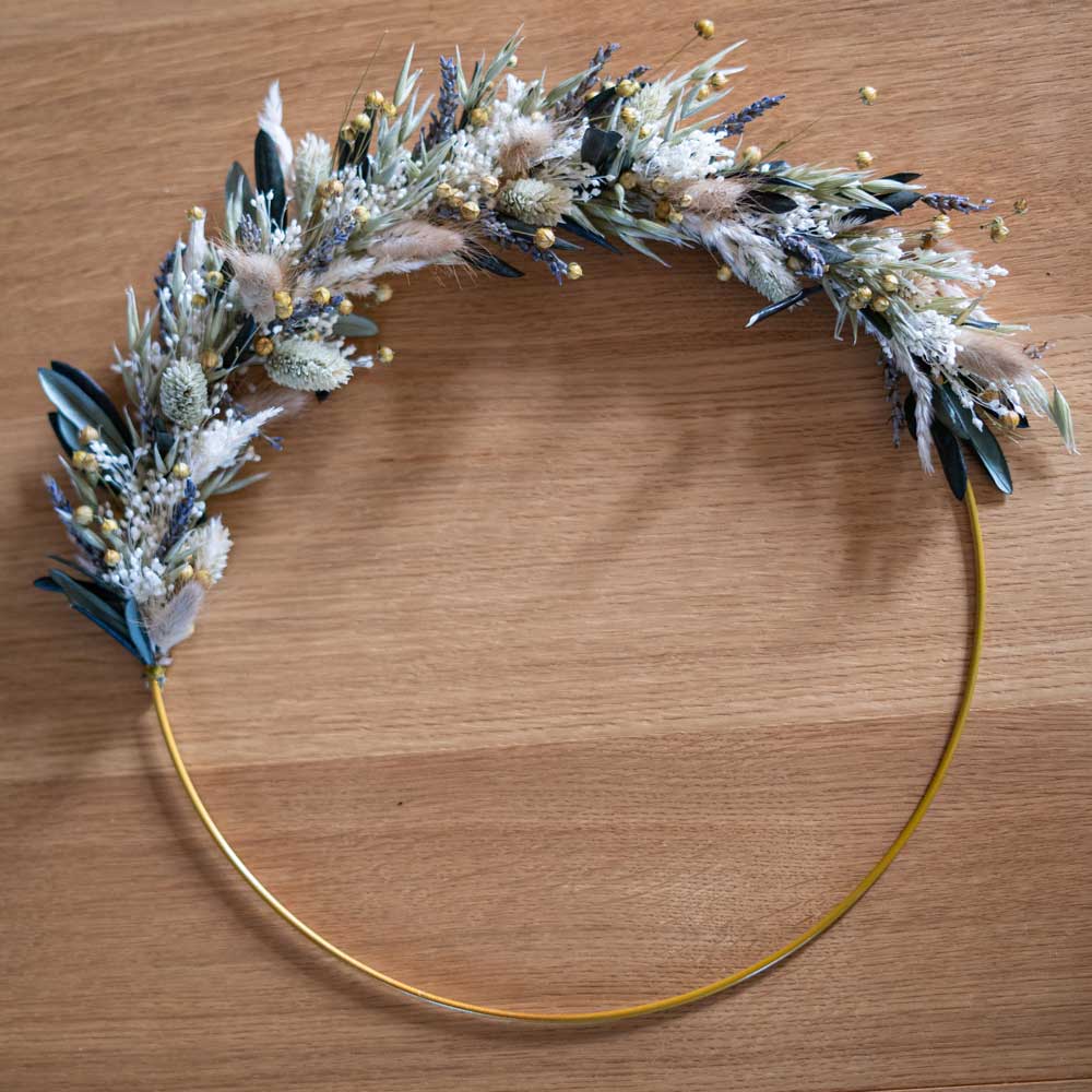 Flowrette kit DIY couronne murale Lombok cercle 30 cm