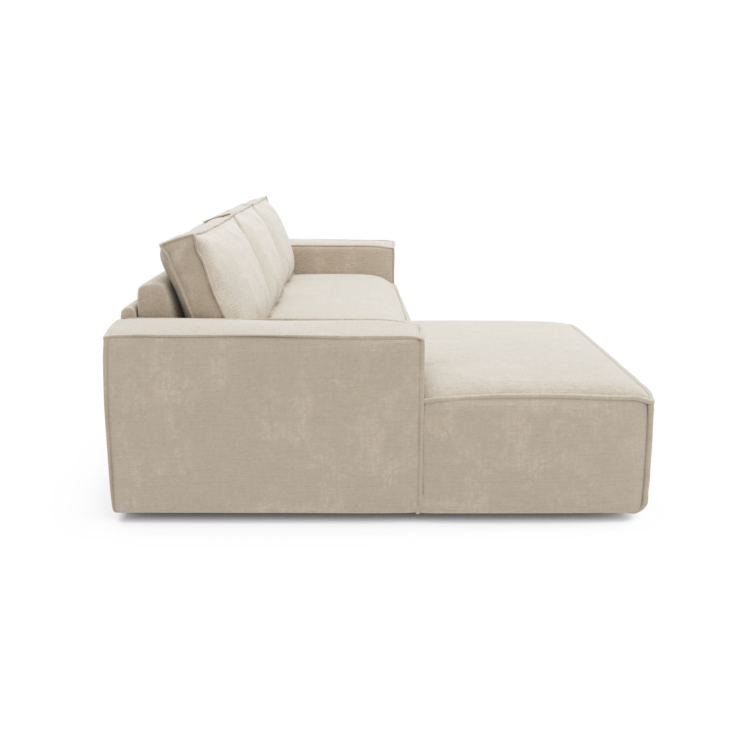 Sia Home Joan Convertible Angle Gauche canapé crème matelas