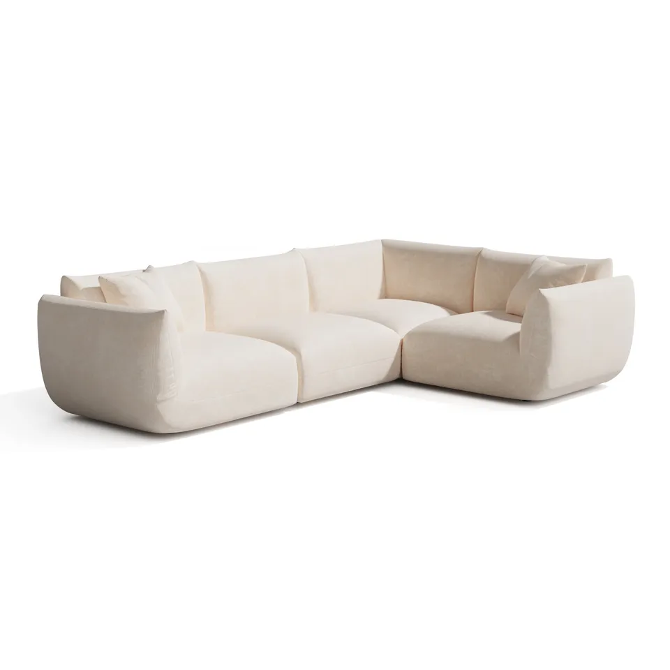 Sia Home Nooma canapé d'angle droit 5-6 places modulable