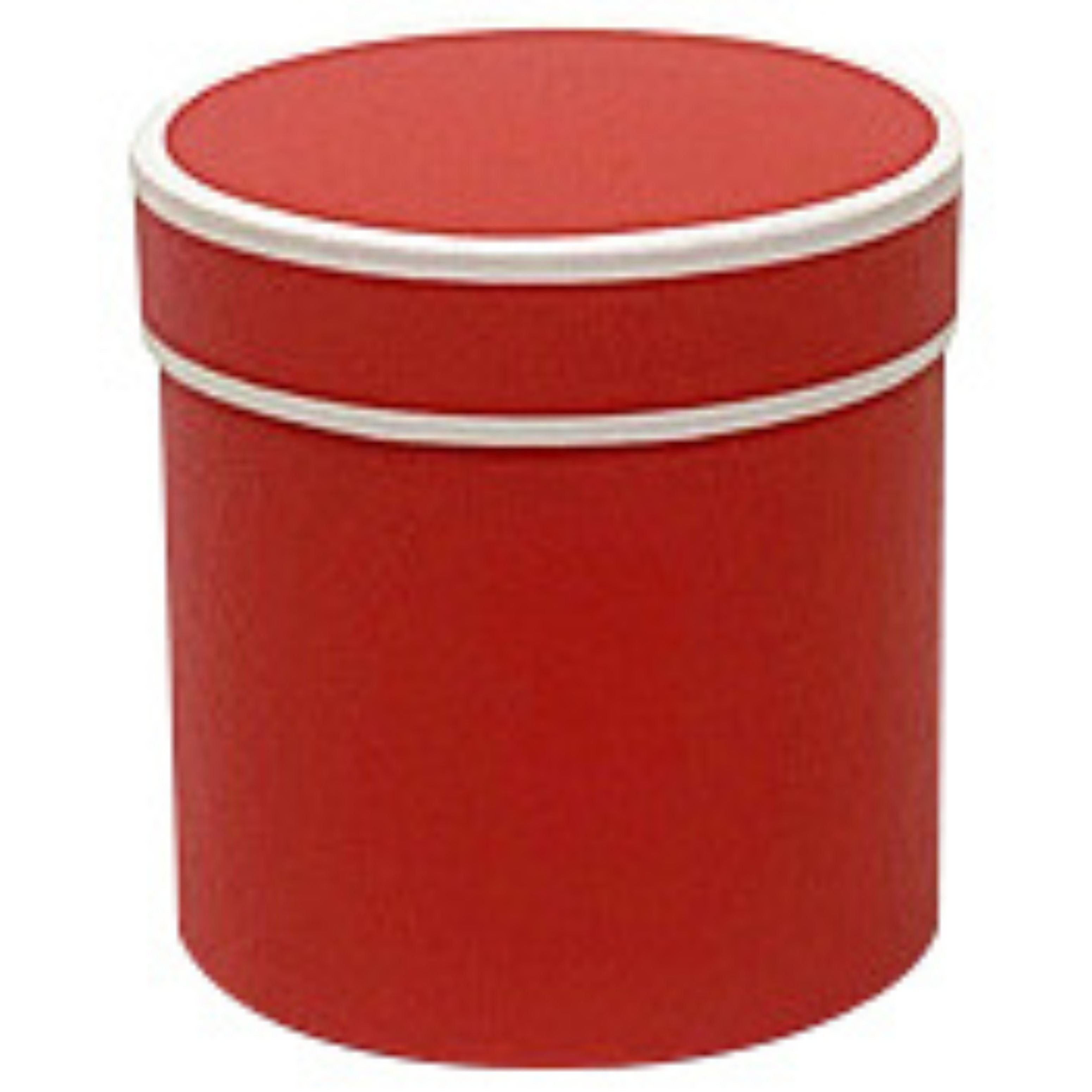 Feuillazur Rungis Boîte ronde fleuriste rouge 11cm