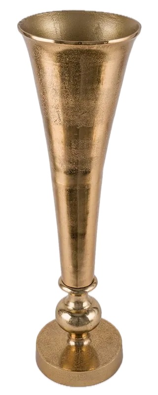 Feuillazur Rungis Contenants Vase Long Doré 69cm verre
