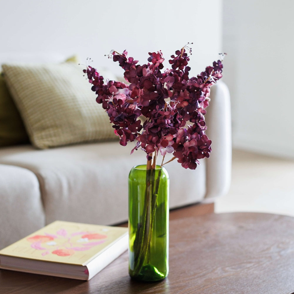 Flowrette Fleurs en papier Hortensia fleur papier violet x1