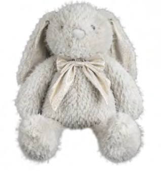 Feuillazur Rungis Contenants Décoration peluche lapin gris Saint-Valentin