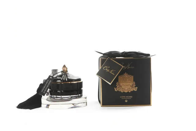 Côte Noire Art Deco GML45004 bougie 200 g noire