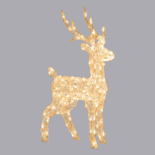 Feuillazur Rungis Renne 3D Dual LED acrylique 65 cm