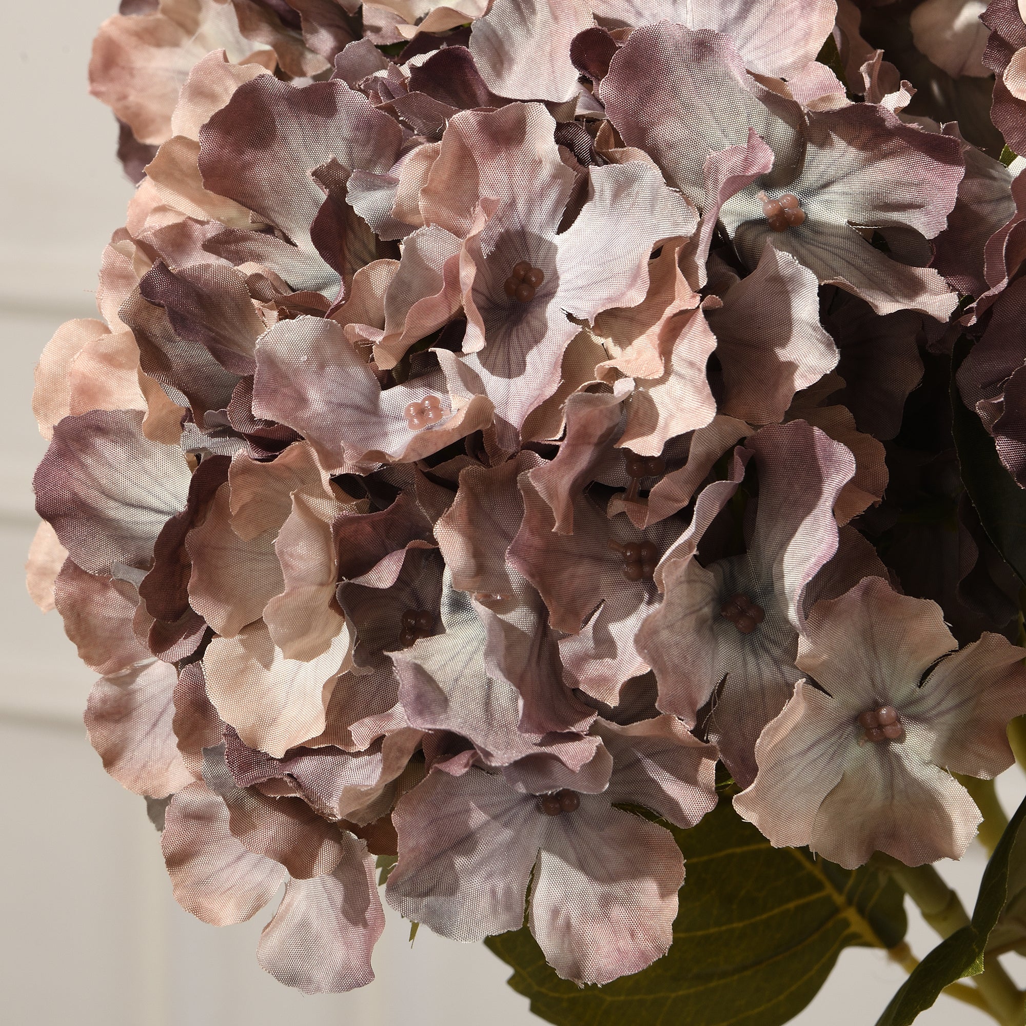 Sia Home Hortensia 68 cm fleur artificielle marron