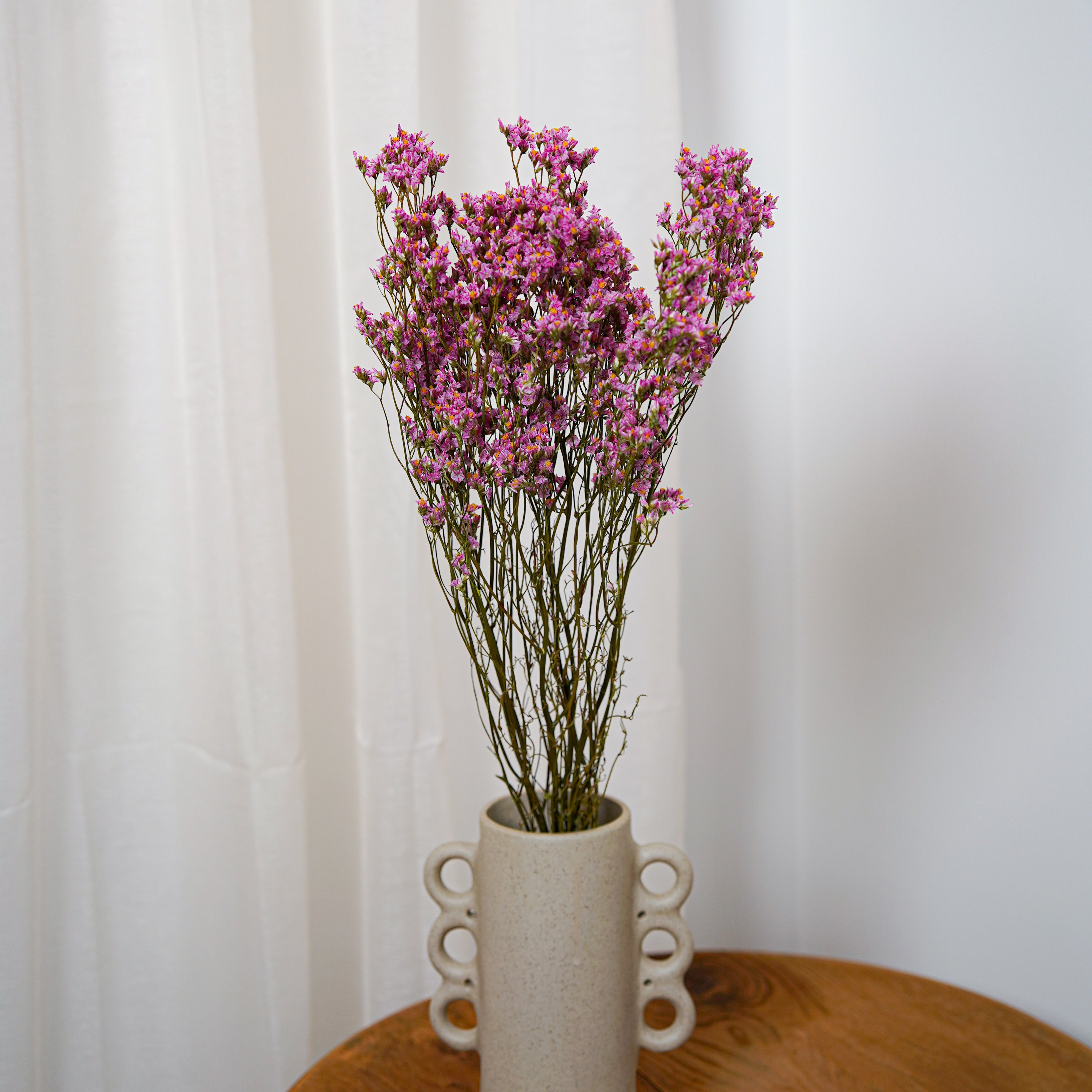 Flowrette Limonium botte fleurs séchées rose clair