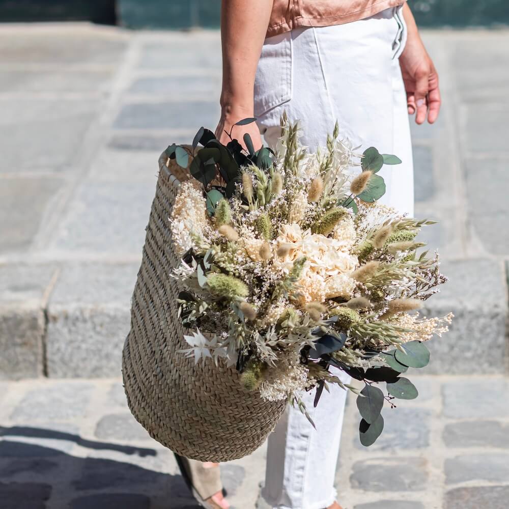 Flowrette Anatole bouquet fleurs sechees naturel eucalyptus S
