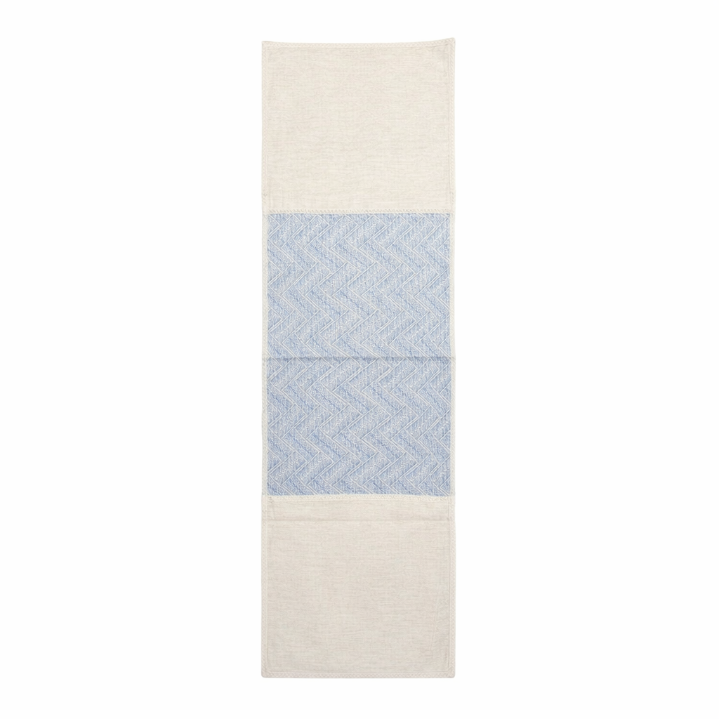 Sia Home Oleron chemin de table beige 140 cm coton