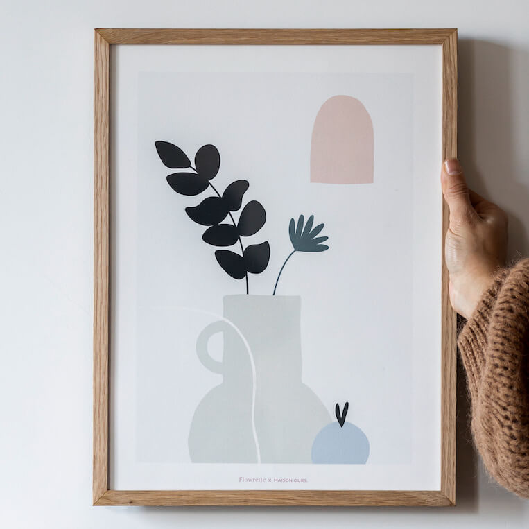 Flowrette Diane affiche eucalyptus édition limitée France