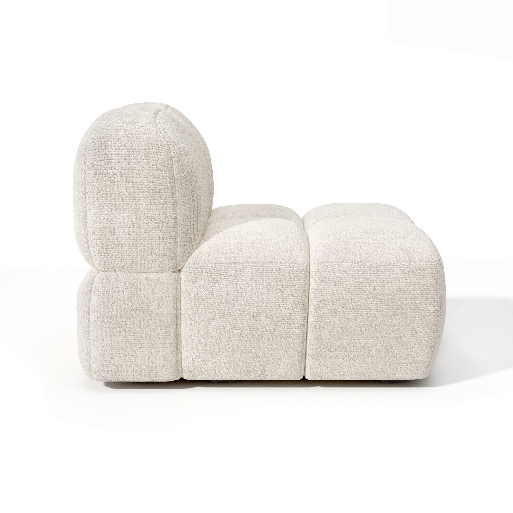 Sia Home Nubi fauteuil crème modulaire bombé confort mousse