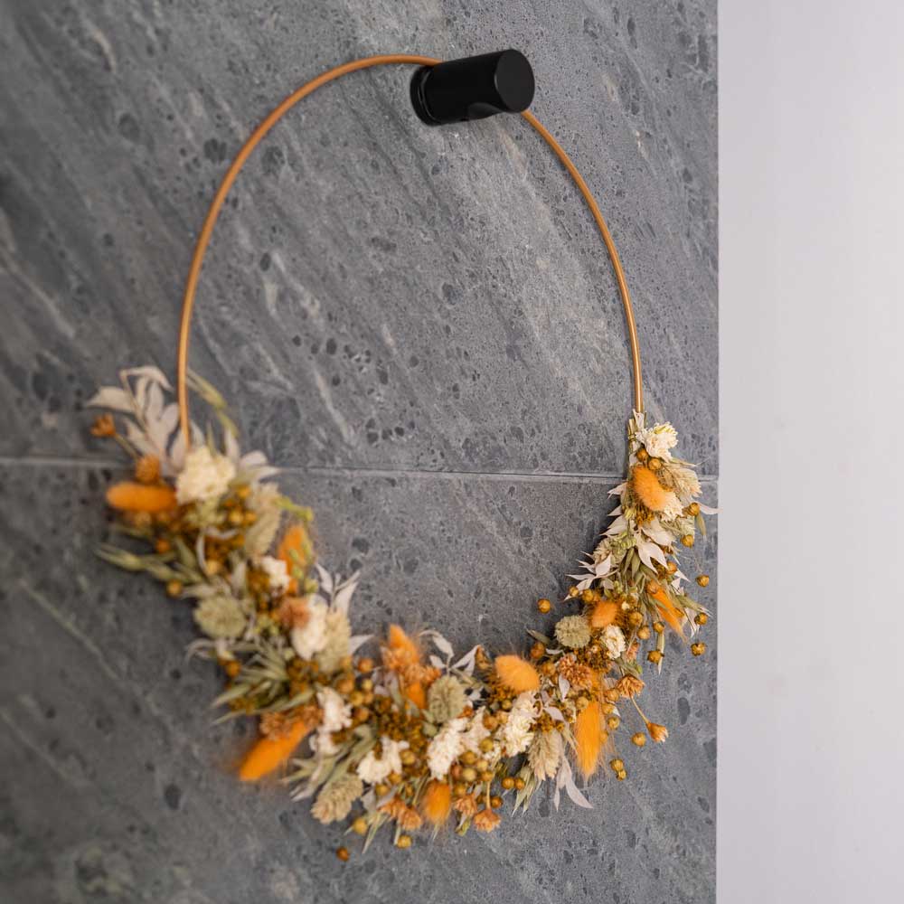 Flowrette Komodo kit DIY couronne fleurs séchées 30 cm