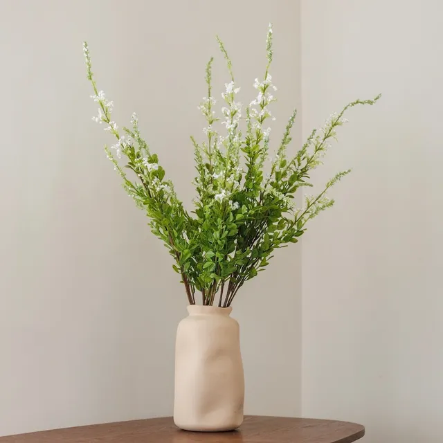 Flowrette Fleurs artificielles Sauge blanche fleur artificielle x1 toucher naturel