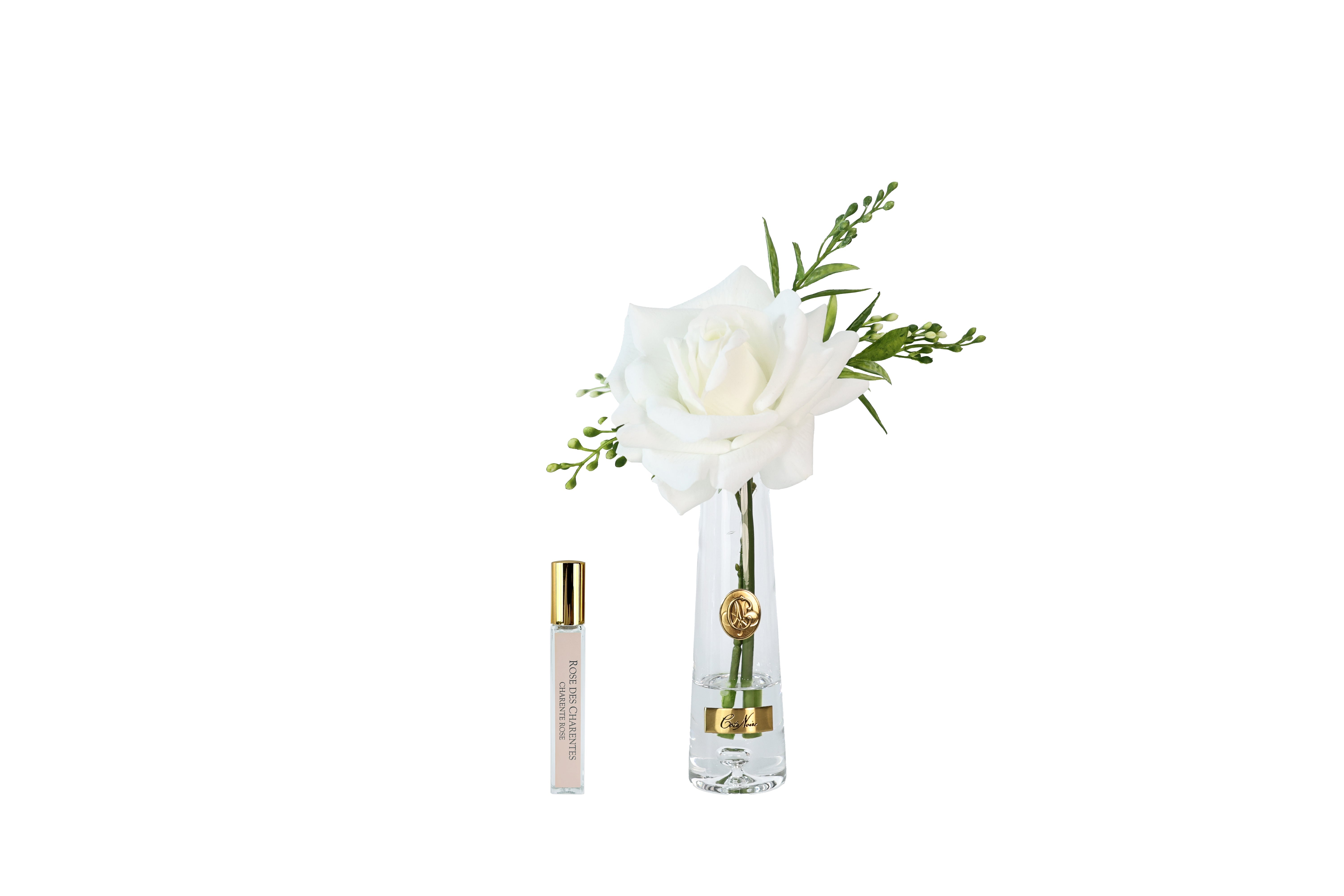 Côte Noire Summer Roses SRG01 rose blanche vase parfumée