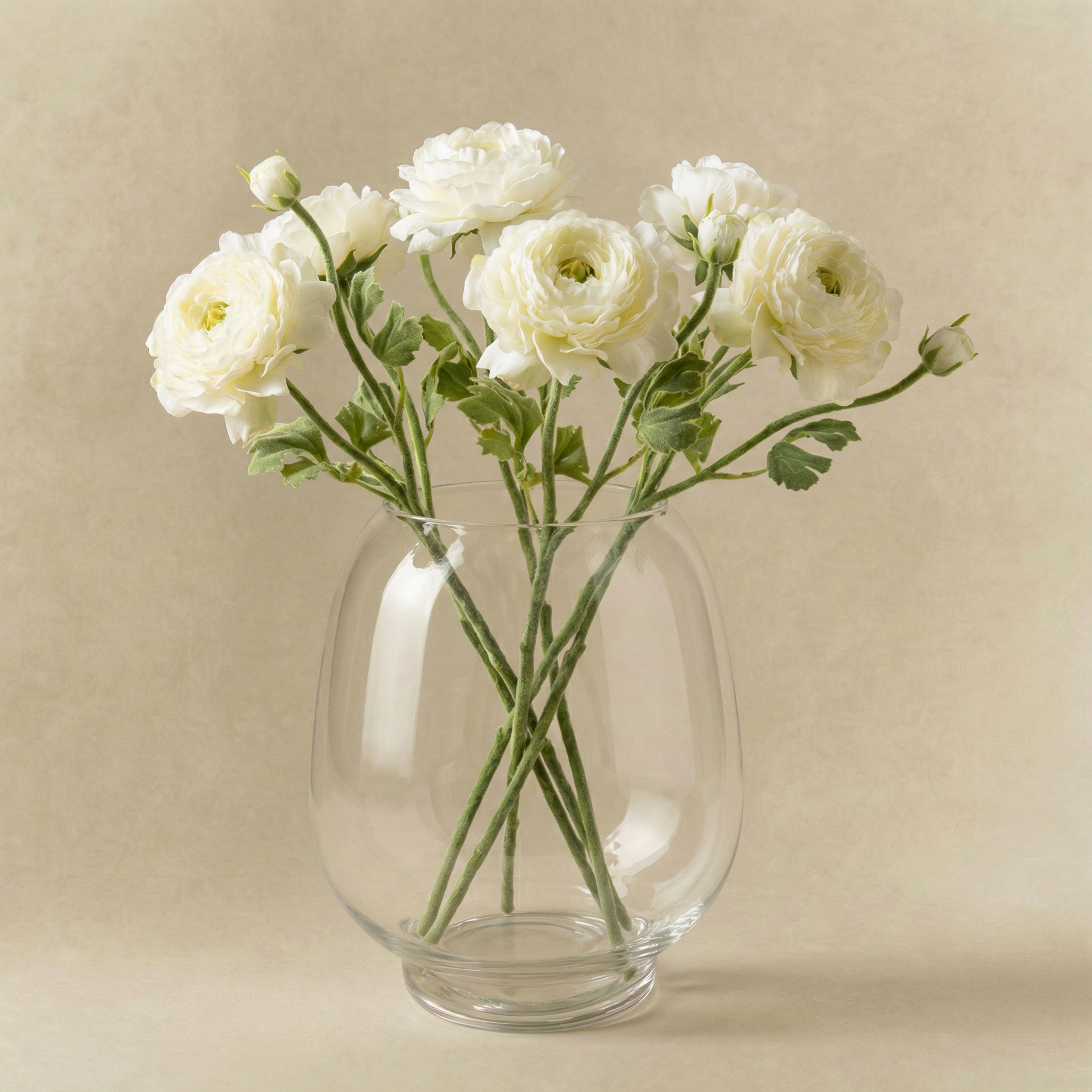 Sia Home Renoncule Nora tige artificielle rose pâle