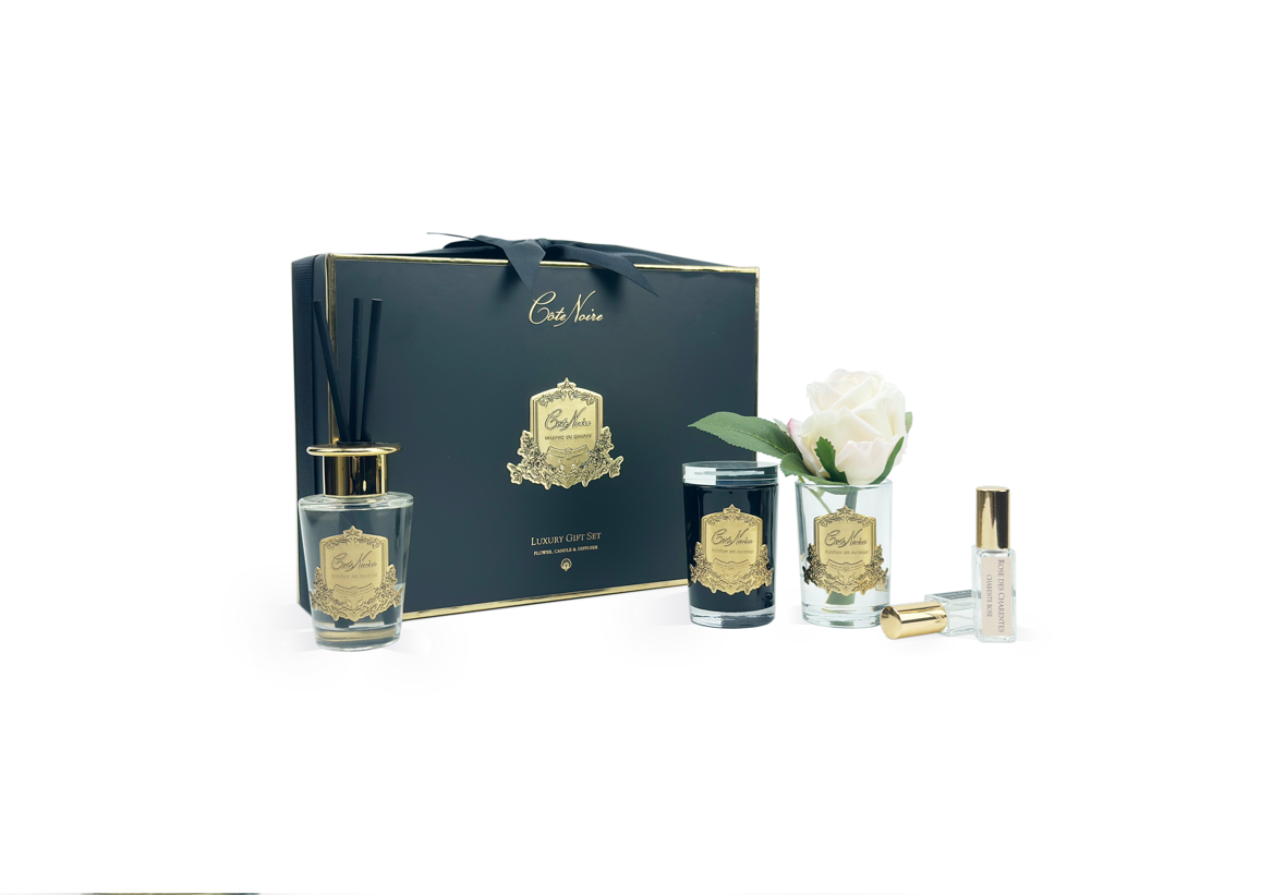 Côte Noire Coffret GP03 Reine de la Nuit rose bougie