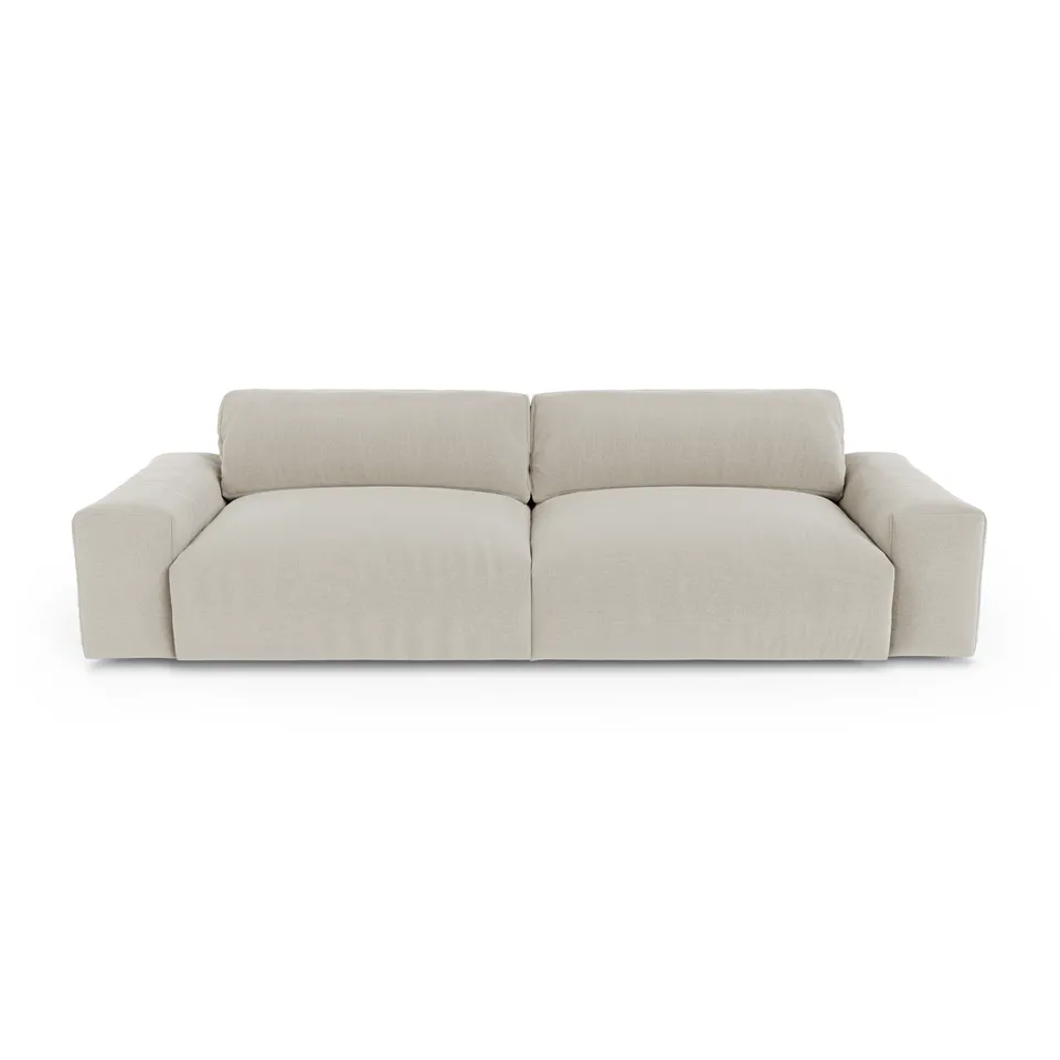 Sia Home Bliss canapé droit beige 5 places assise confort
