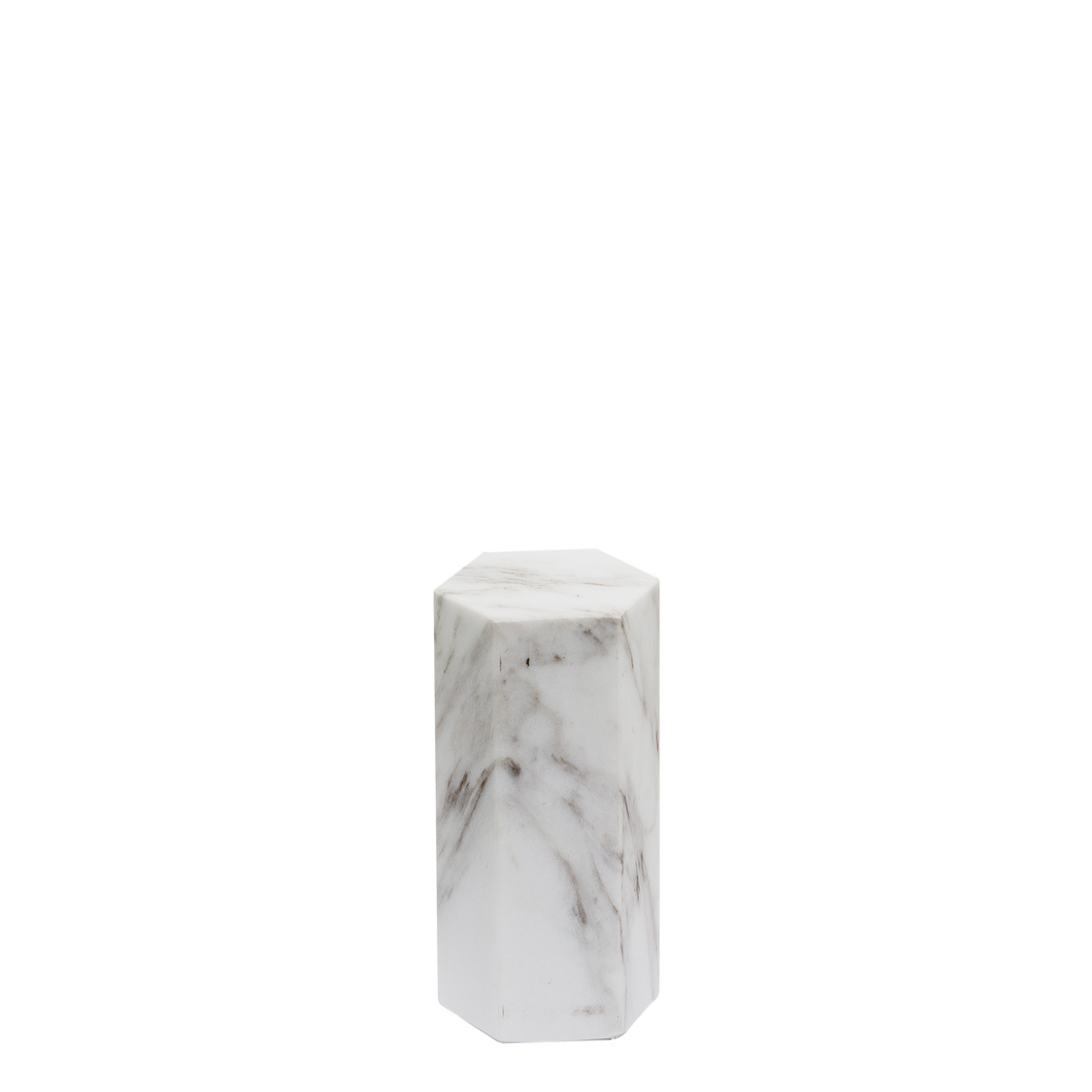 Sia Office presse-papier marbre blanc gris 10 cm