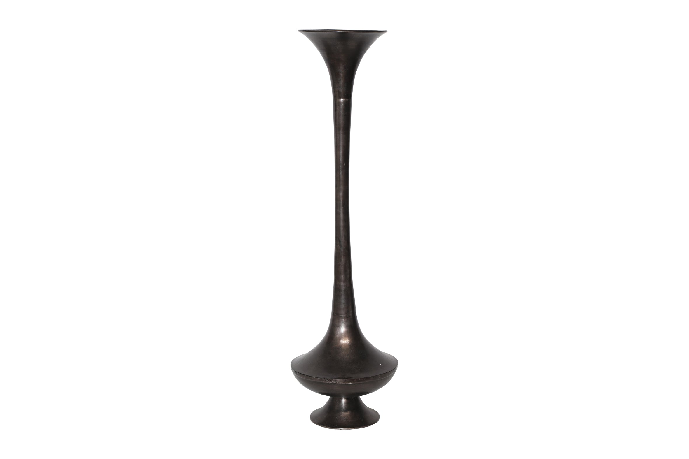 Feuillazur Rungis Vase long vase noir fin 40x40x137cm