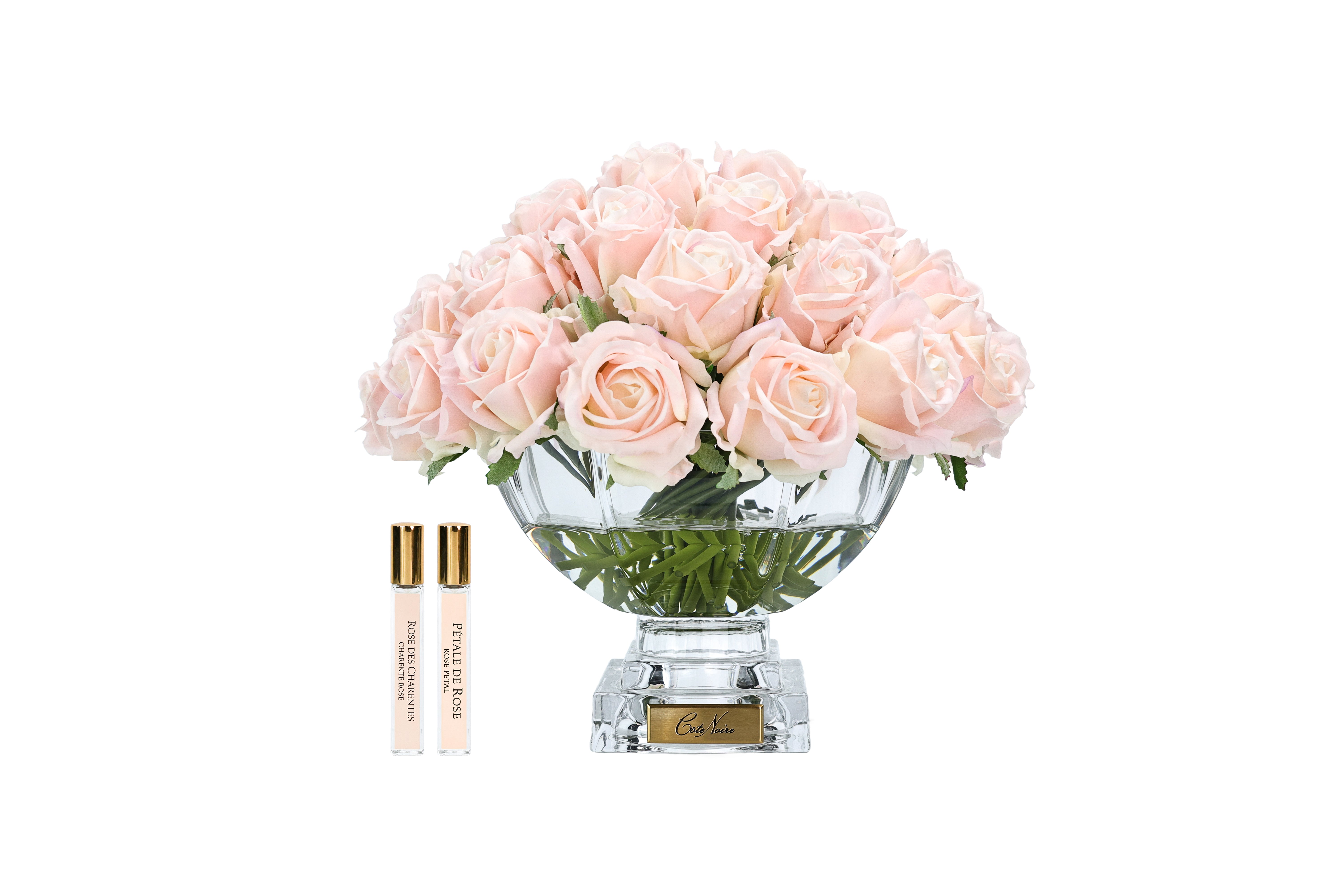 Côte Noire bouquet 37 boutons rose champagne parfumé