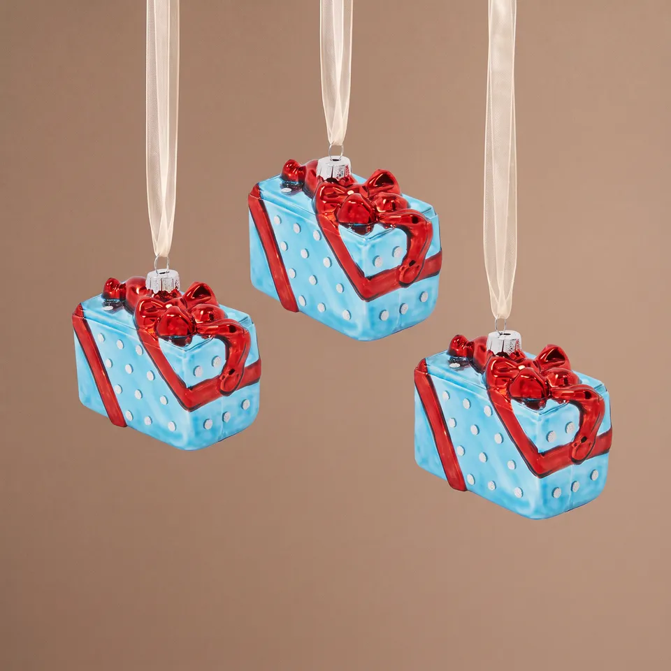 Sia Home Pop cadeau suspension sapin bleu 12 cm