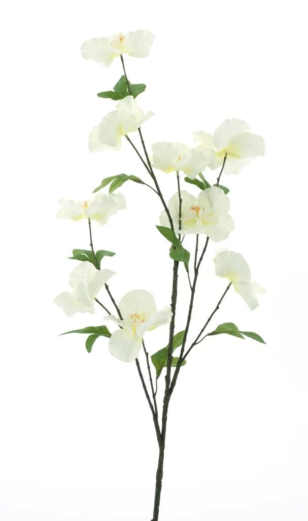 Feuillazur Rungis Branche de camellia fleur artificielle rose 102cm
