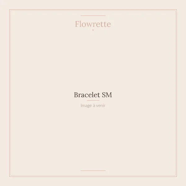 Flowrette Bracelet SM bijou fleur femme