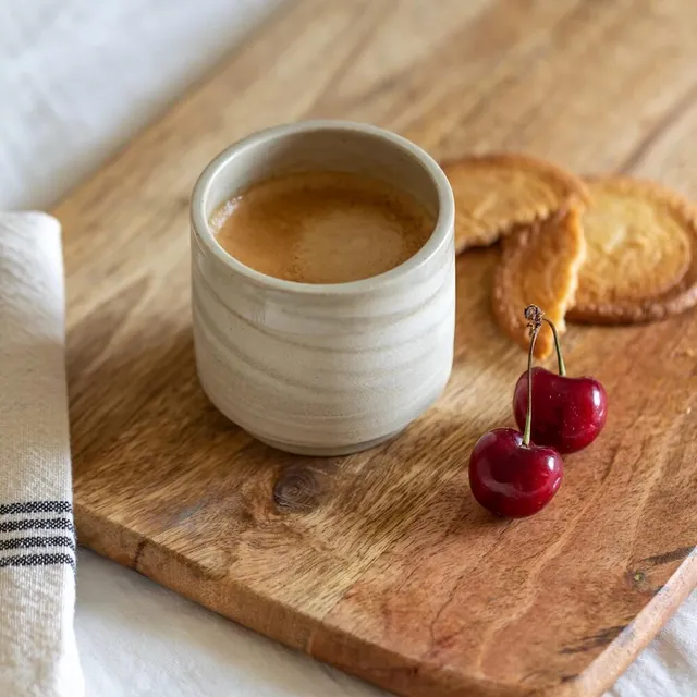Flowrette Gaïa petite tasse céramique grès 7 cl x1
