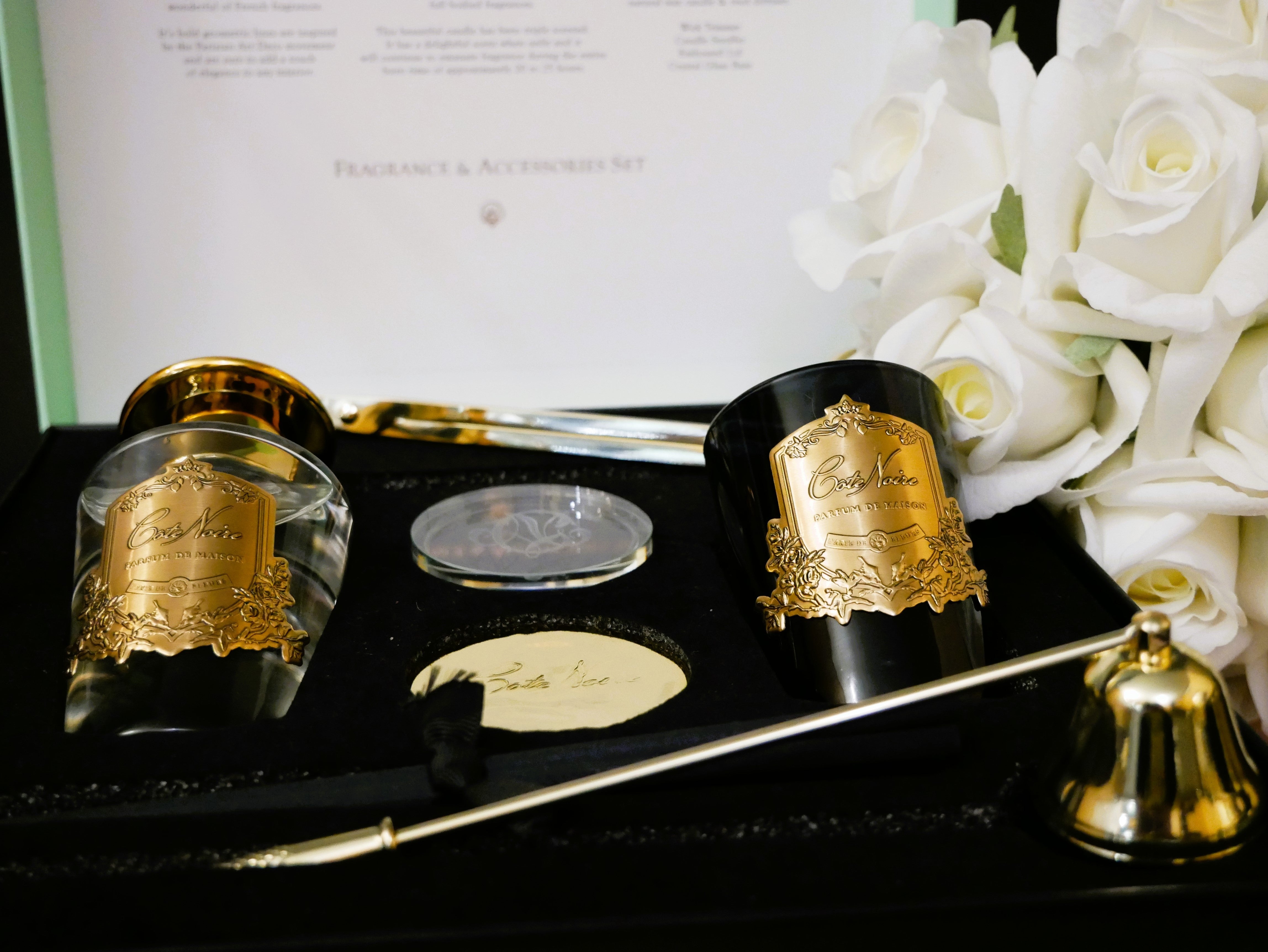 Côte Noire Gift Pack GFA03 coffret bougie Persian Lime bleu