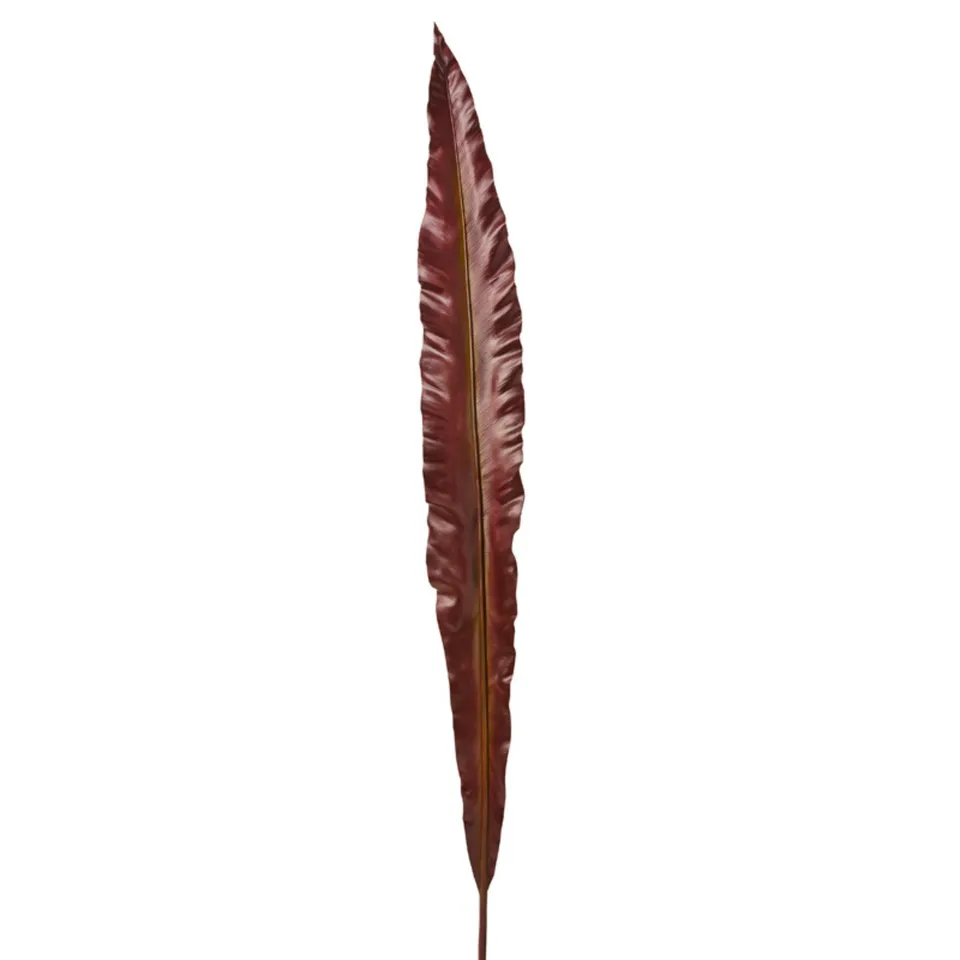 Sia Home fougère feuille artificielle bordeaux 119 cm