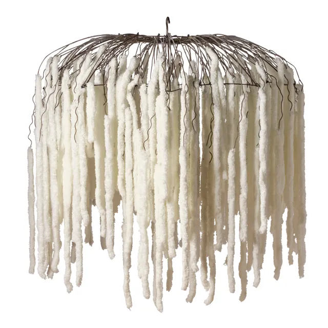 Feuillazur Rungis Ombrelle amarante blanc fleur 110cm Noël