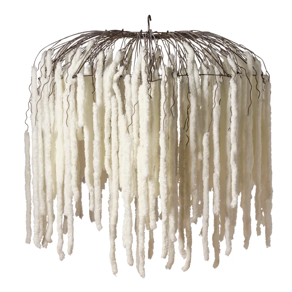 Feuillazur Rungis Ombrelle amarante blanc fleur 110cm Noël