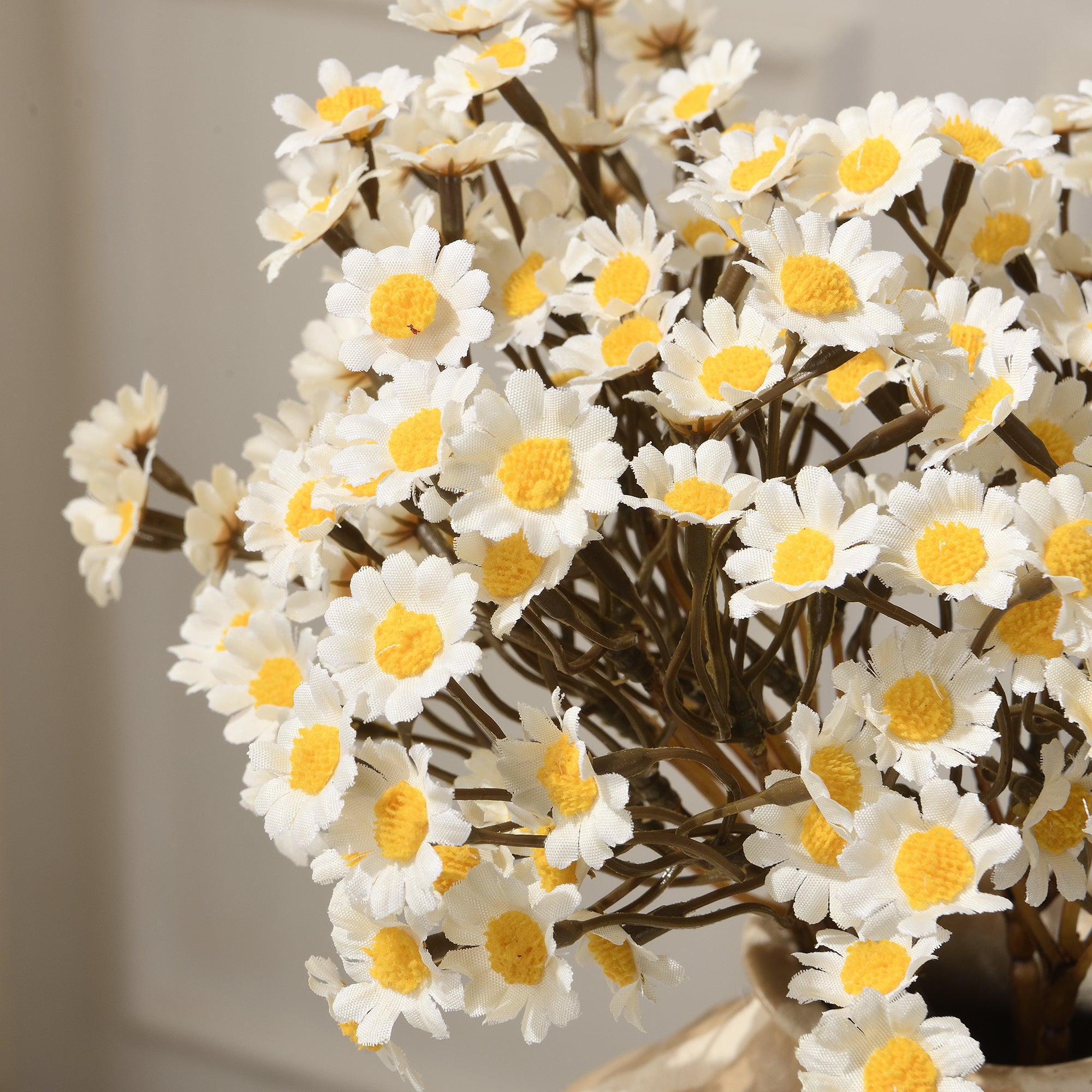 Sia Home Bouquet marguerites artificielles 33 cm blanc