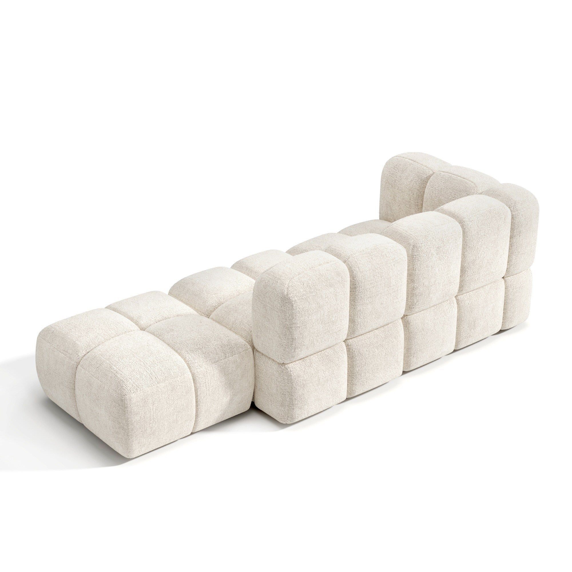 Sia Nubi canapé modulable gauche tissu salon