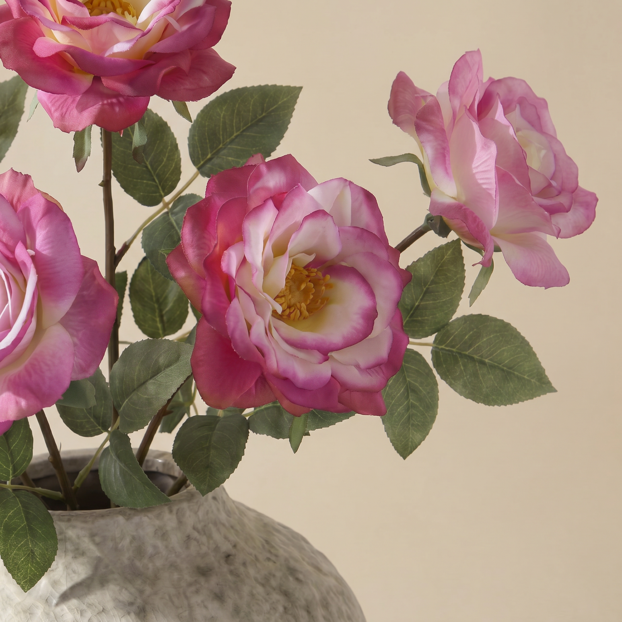Sia Home Sophie bouquet artificiel roses 6 tiges 64 cm