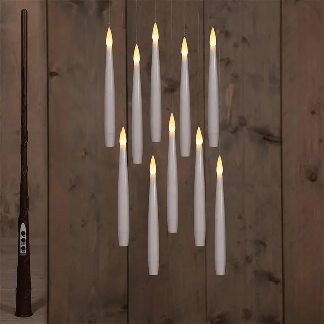 Feuillazur Rungis Bougies LED flottantes blanc déco Halloween