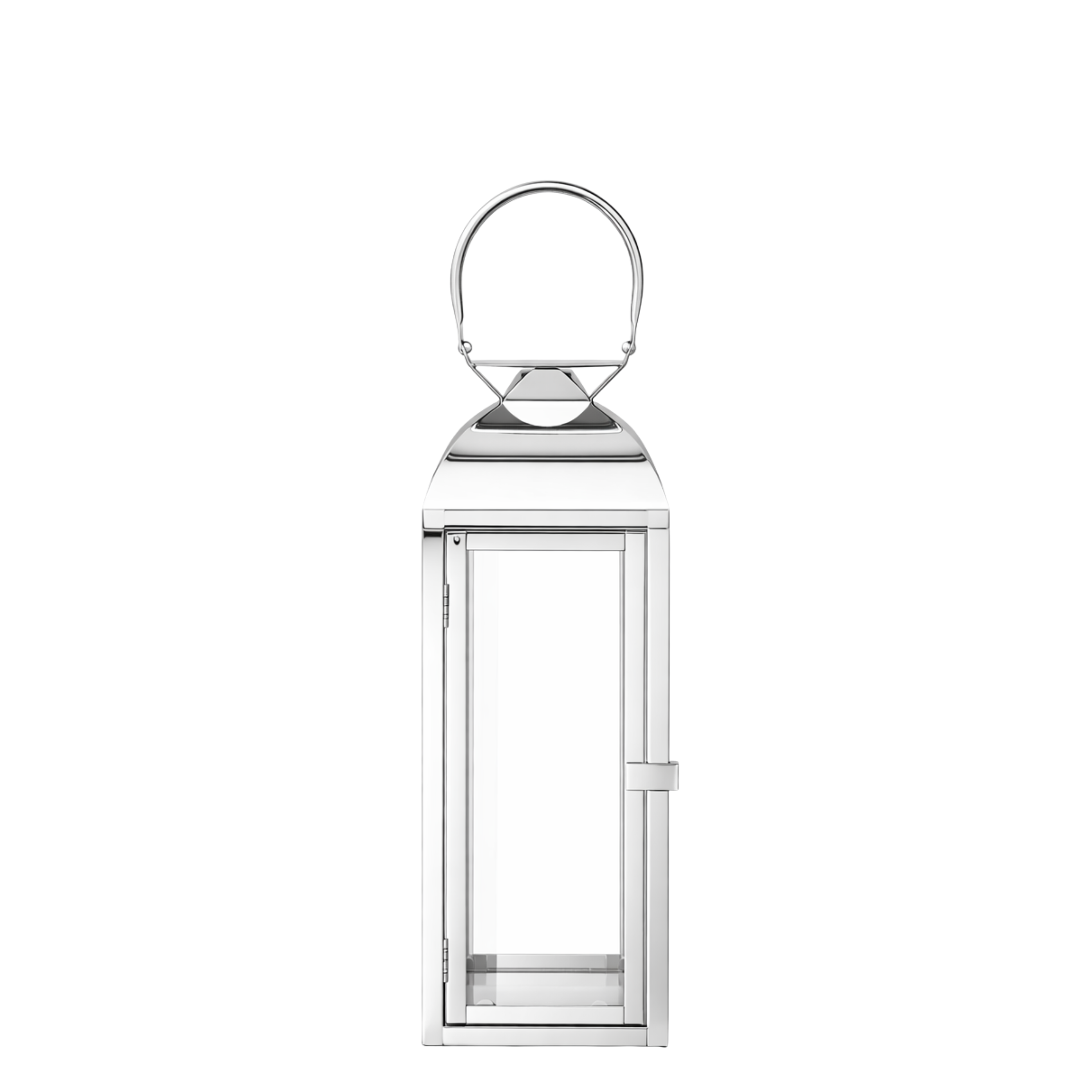 Sia Home Lanterne Ava 43 cm lanterne argentée acier