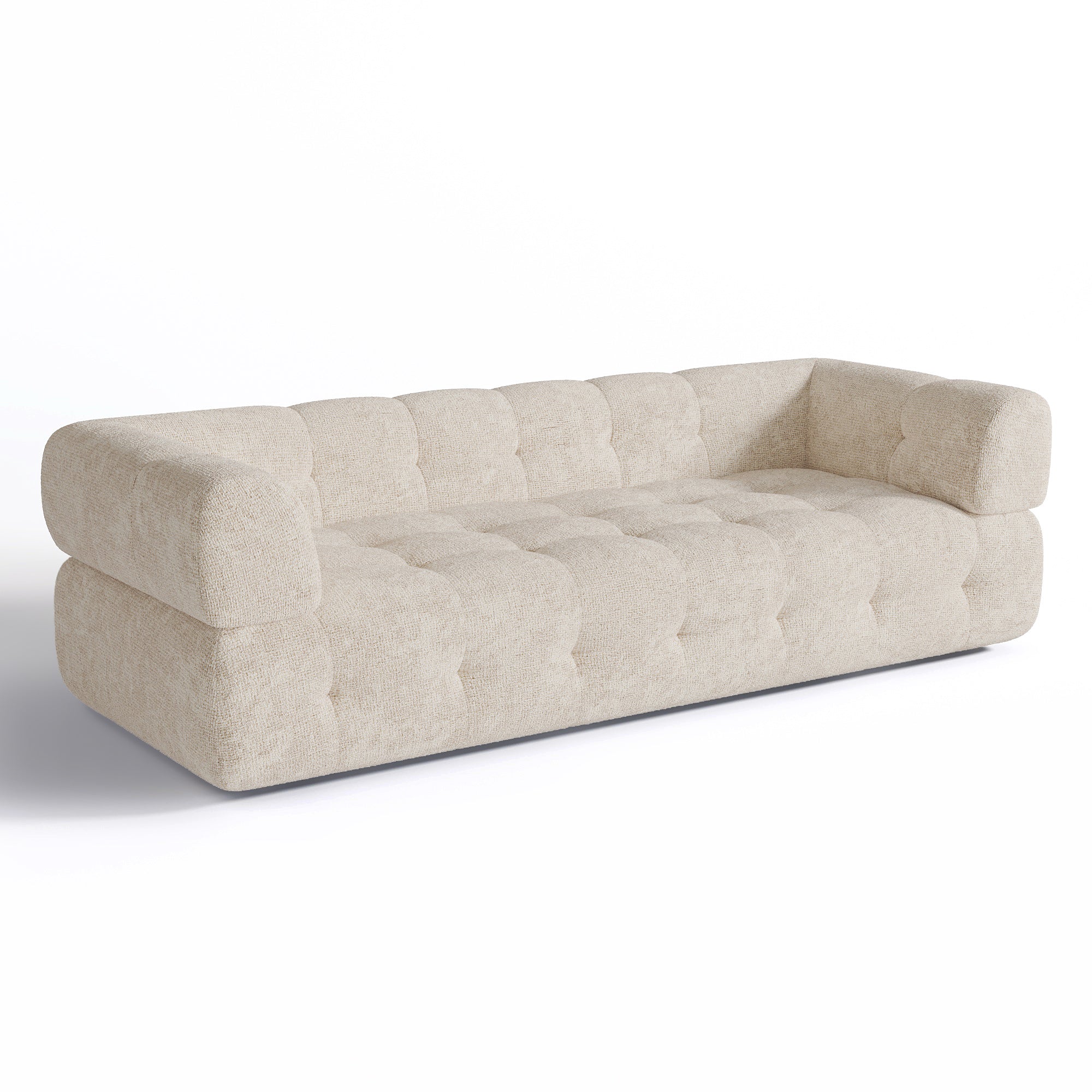 Sia Home Charlie canapé crème formes arrondies