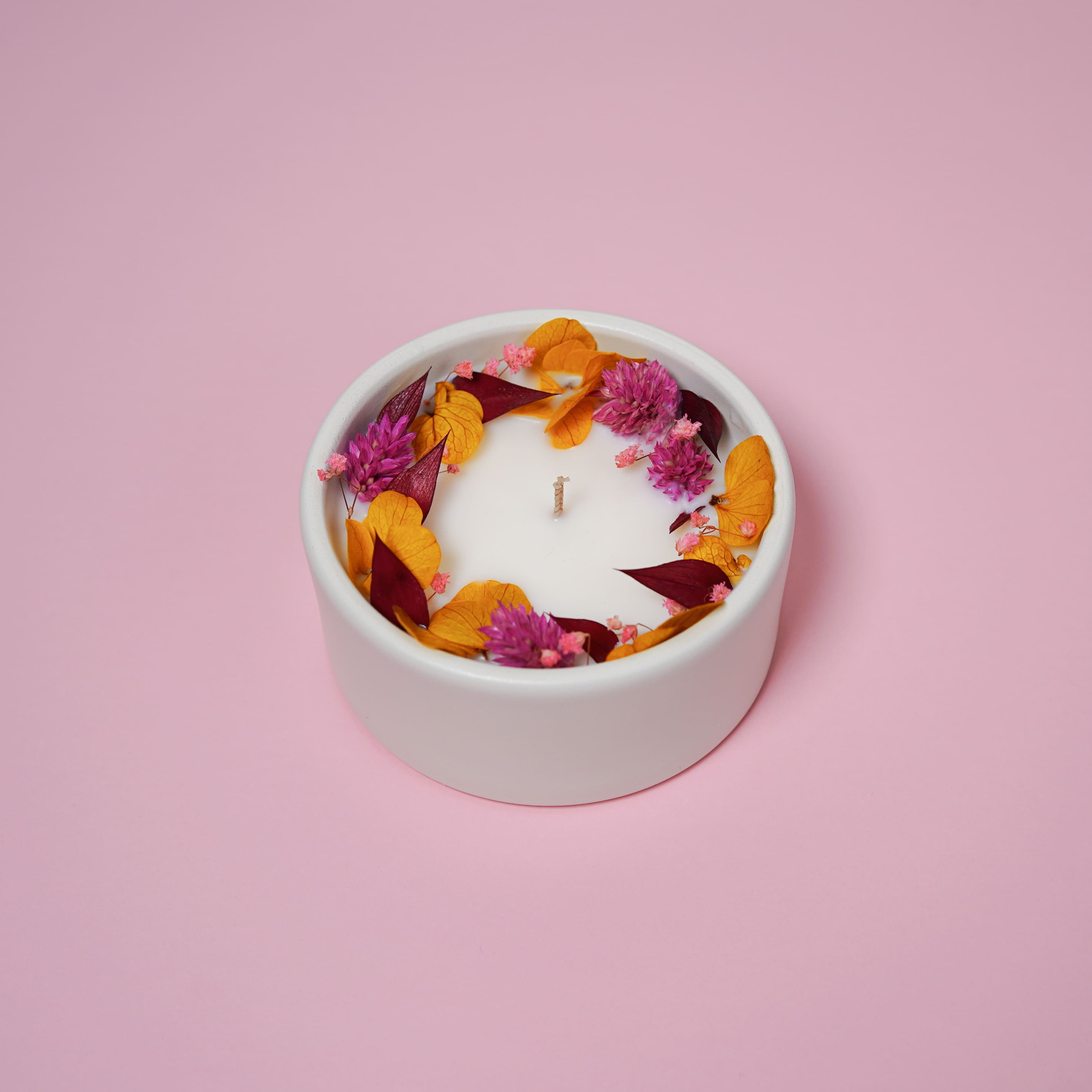 Flowrette Bougies Mirabelle bougie parfumée pot céramique