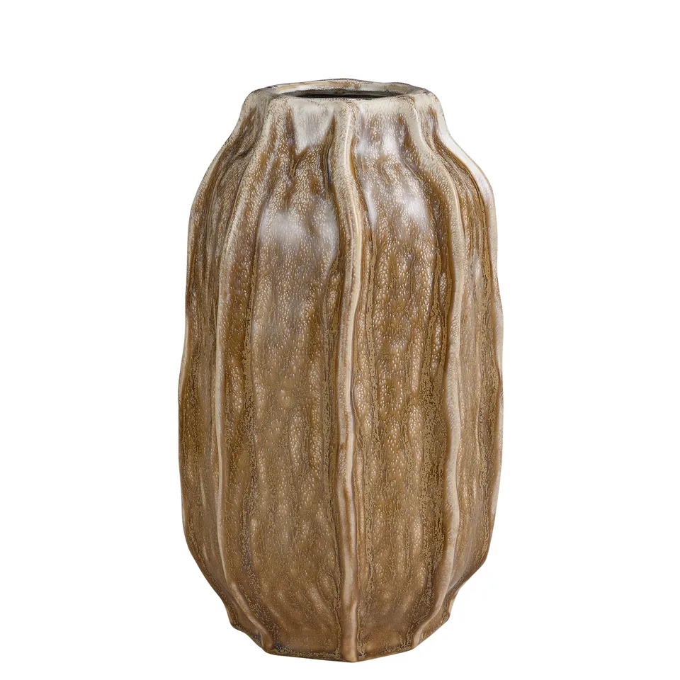 Sia Home Wabi 30 cm vase céramique beige