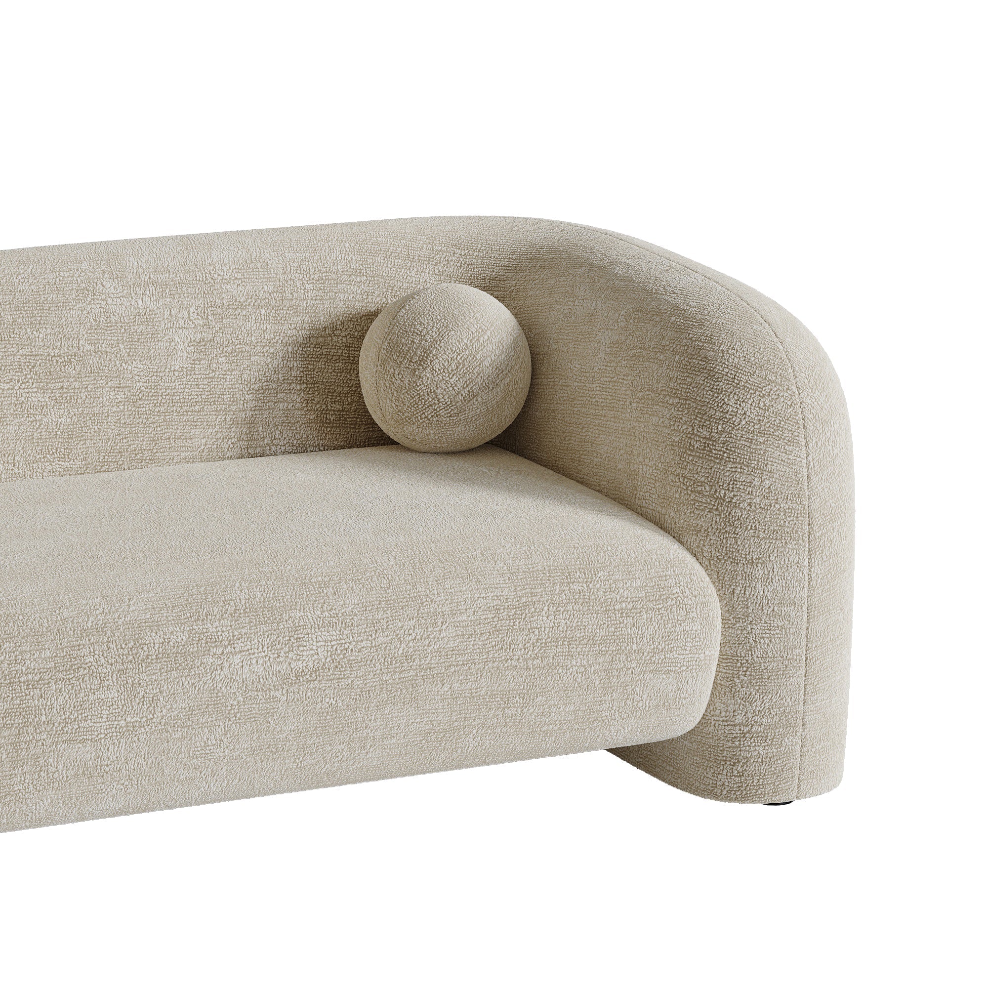 Sia Home Nola canapé crème coussins boules
