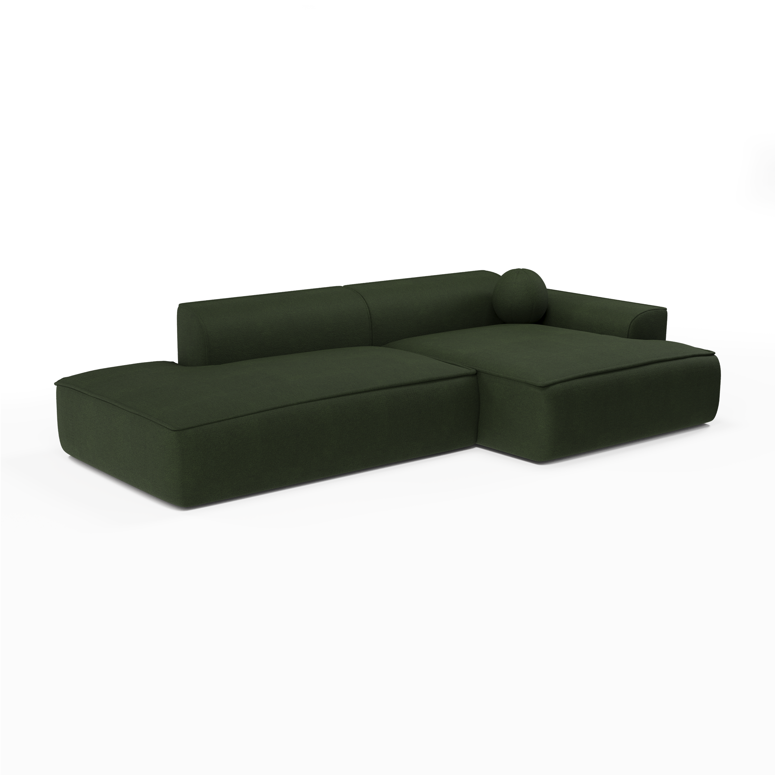 Sia Home Ania Canapé Angle Droit 260 cm Vert Olive
