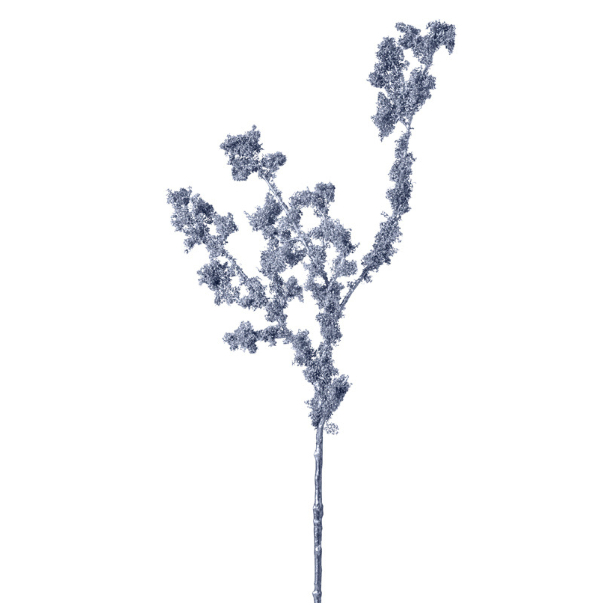 Sia Home branchage mousse métallisé cuivre bleu 84 cm